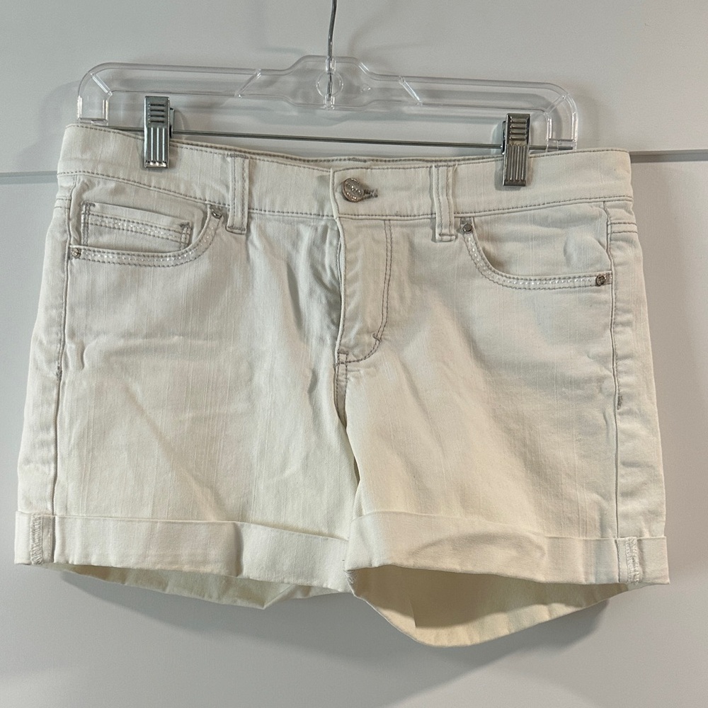 White House Black Market white shorts